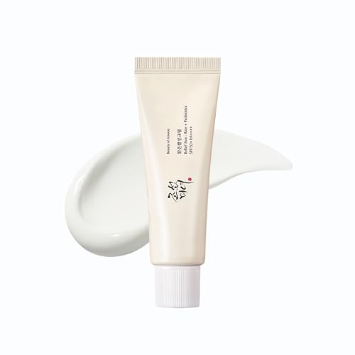 Detalle de Beauty of Joseon Relief Sun Rice + Probiotics SPF50+ PA++++ – Leichte, nicht-weißelnde Sonnencreme aus koreanischer Hautpflege