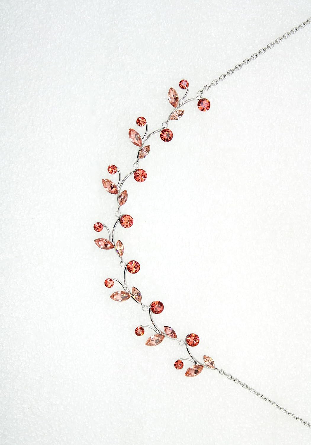 Detalle de Faship Necklace and Earrings Set in Coral