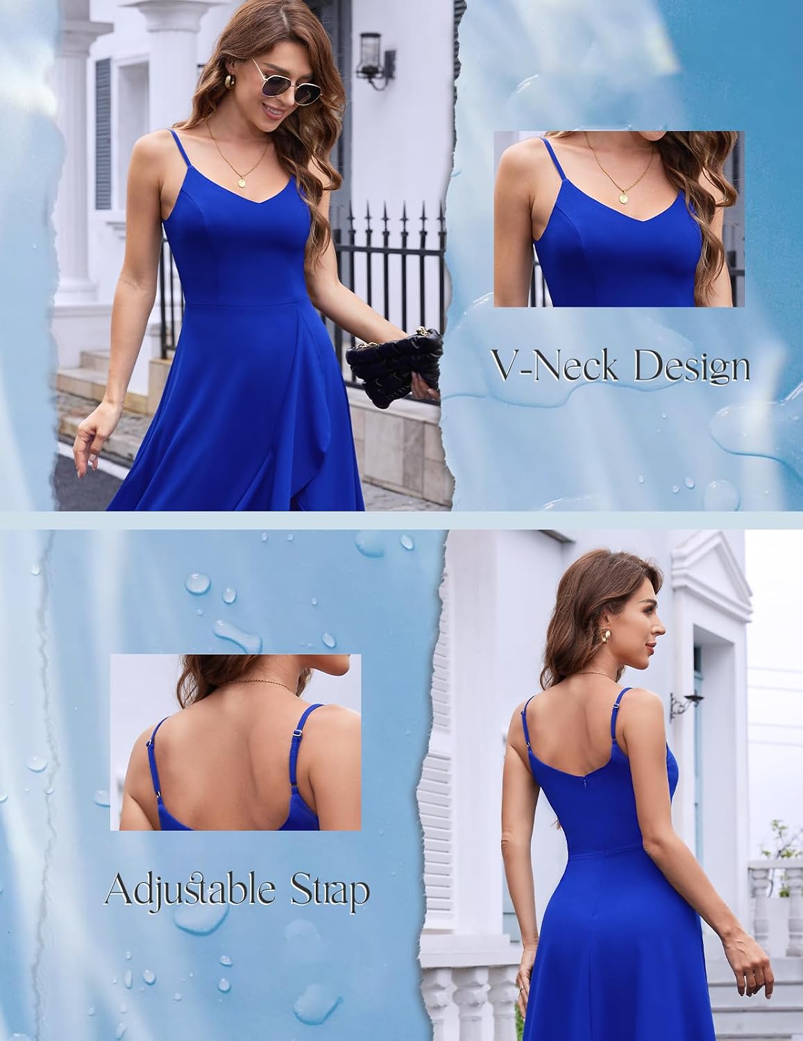 Detalle 2 de DRESSTELLS Cocktailkleid Damen Festlich