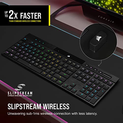 Detalle de Corsair K100 AIR RGB Mechanical Gaming Keyboard – Ultra-Thin, UK Layout