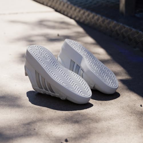Thumbnail 8 de adidas Mixte Enfant Grand Court 3.0 Junior – Chaussures scolaires en White/Silver Métallisé