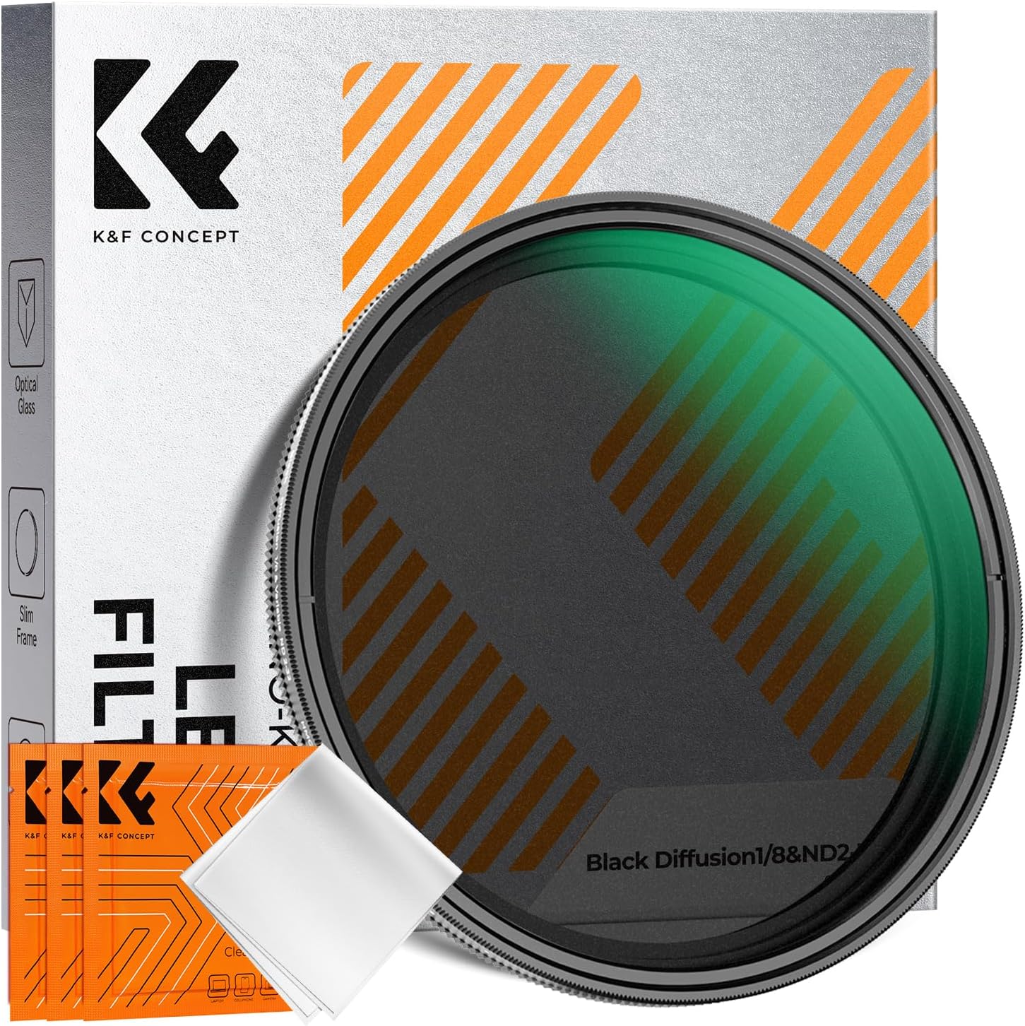 K&F CONCEPT Nano-Klear 77mm Black-Mist 1/8 ND2-32