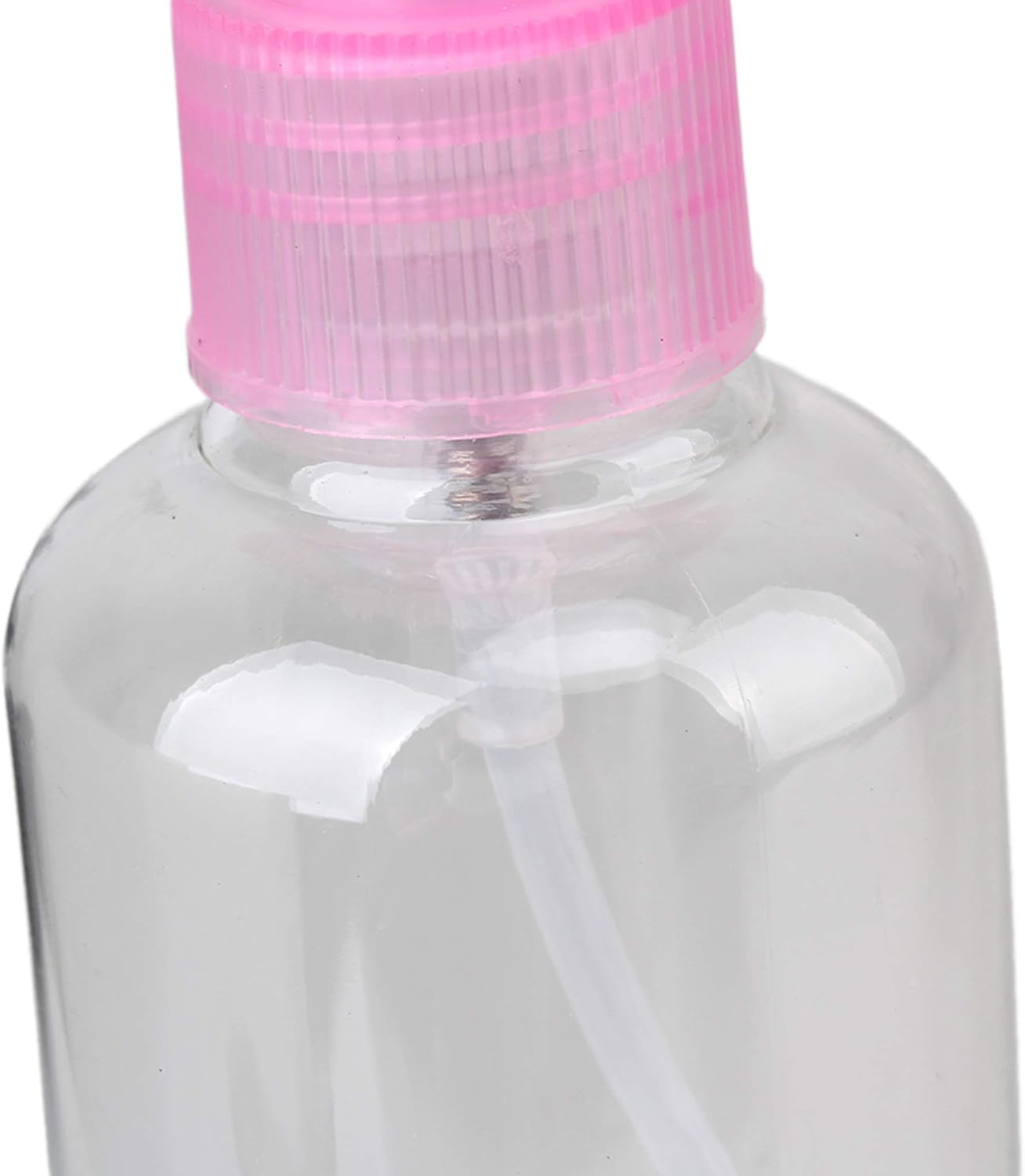 Detalle de Doublelife 12-Pack 100ml Fine Mist Spray Bottles with Atomisers – Pink Tinted, Refillable