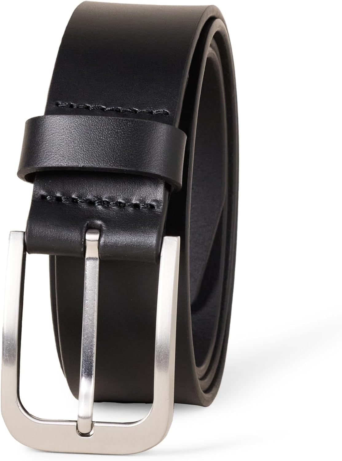 Thumbnail 6 de Amazon Essentials Herren klassischer Jeans-Ledergürtel mit Echtlederband und Metallschnalle