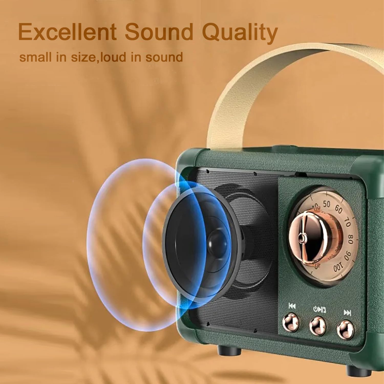 Thumbnail 6 de Caulikine Retro Bluetooth Speaker Vintage portable speaker