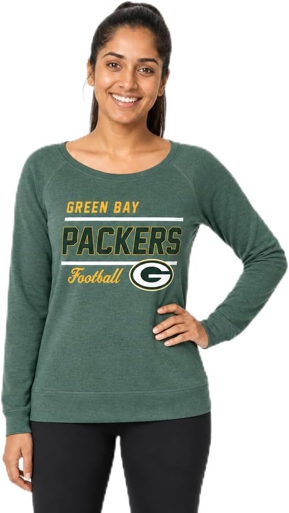 Detalle de NFL Women's Crewneck Sweatshirt, French Terry