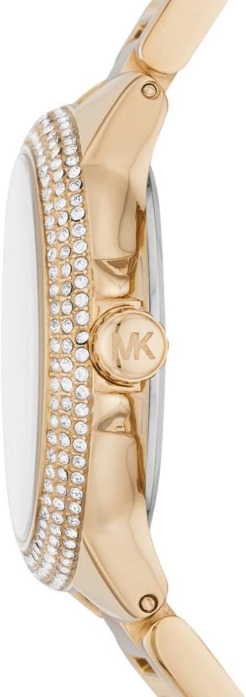 Detalle de Michael Kors Montre Camille pour Femme 43 mm chronographe quartz à bracelet en acier inoxydable