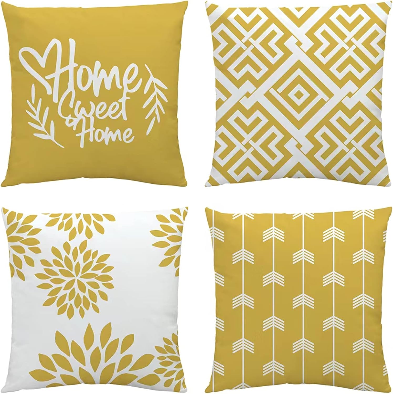 Thumbnail 6 de NIULAA Weiche Kissenbezüge 45x45 cm Türkis im 4er-Set (Veloursoptik, verdeckter Reißverschluss)