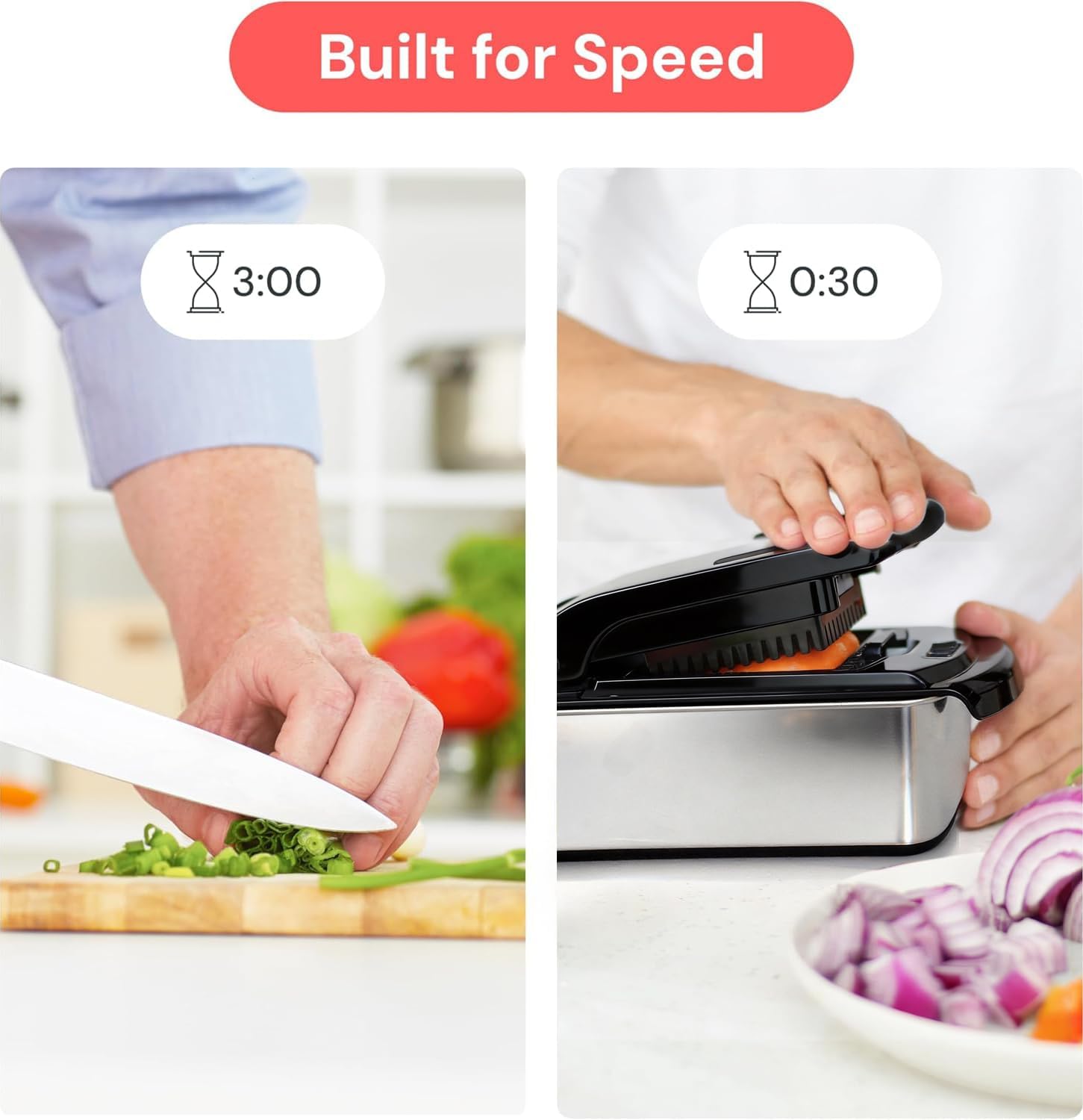 Thumbnail 2 de Fullstar 4-in-1 Pro Vegetable Chopper & Cutter – Slicer Dicer Spiralizer with 5-Cup Capacity