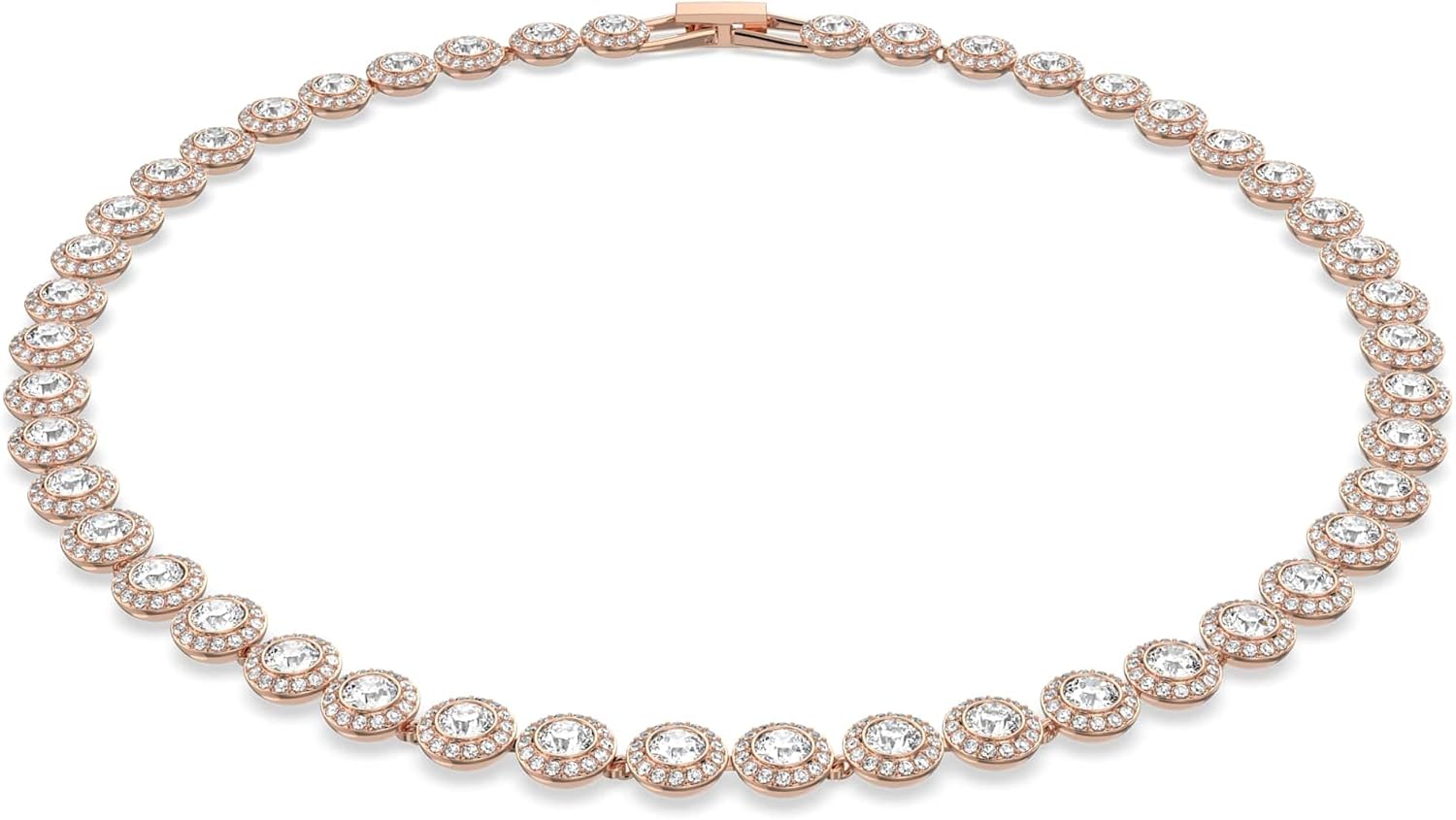 Thumbnail 6 de Swarovski Una Angelic Kollektion Halskette – verstellbar 38–40 cm mit blauem Kristallbesatz