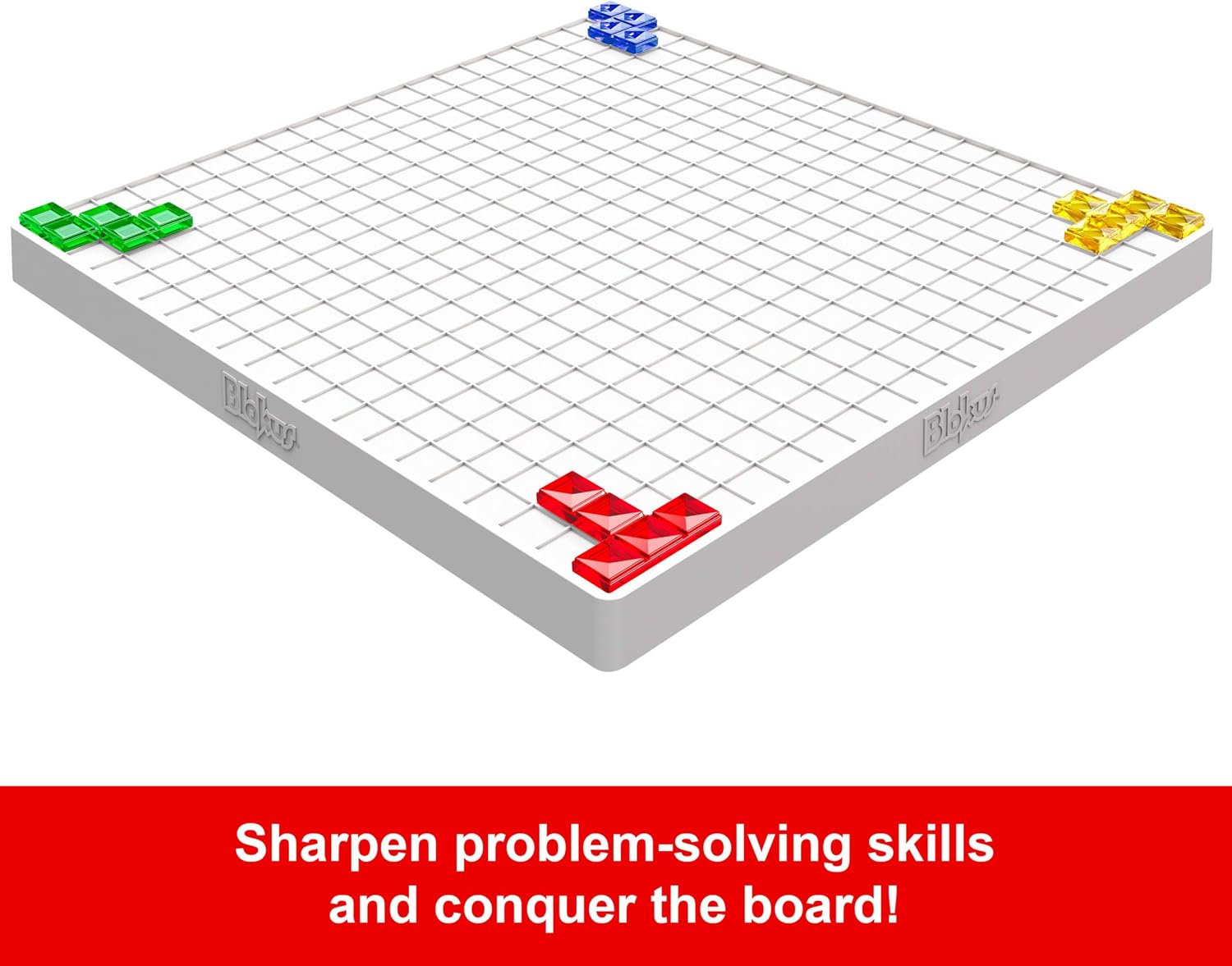 Detalle de Blokus Strategy Board Game by Mattel Games – Colour-Blind Friendly Family Fun