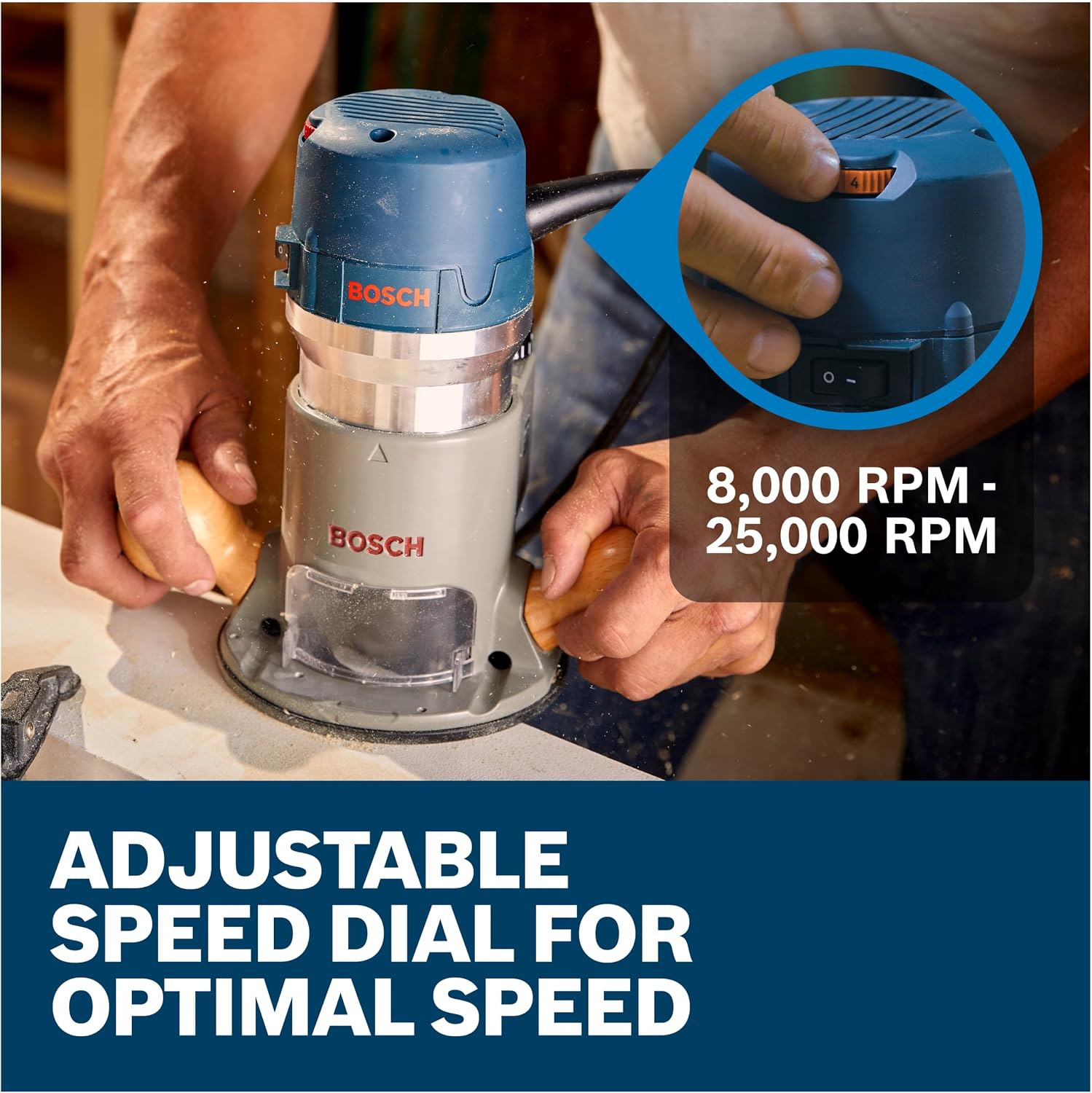 Thumbnail 4 de Bosch 1617EVSPK 2.25 HP Combination Router