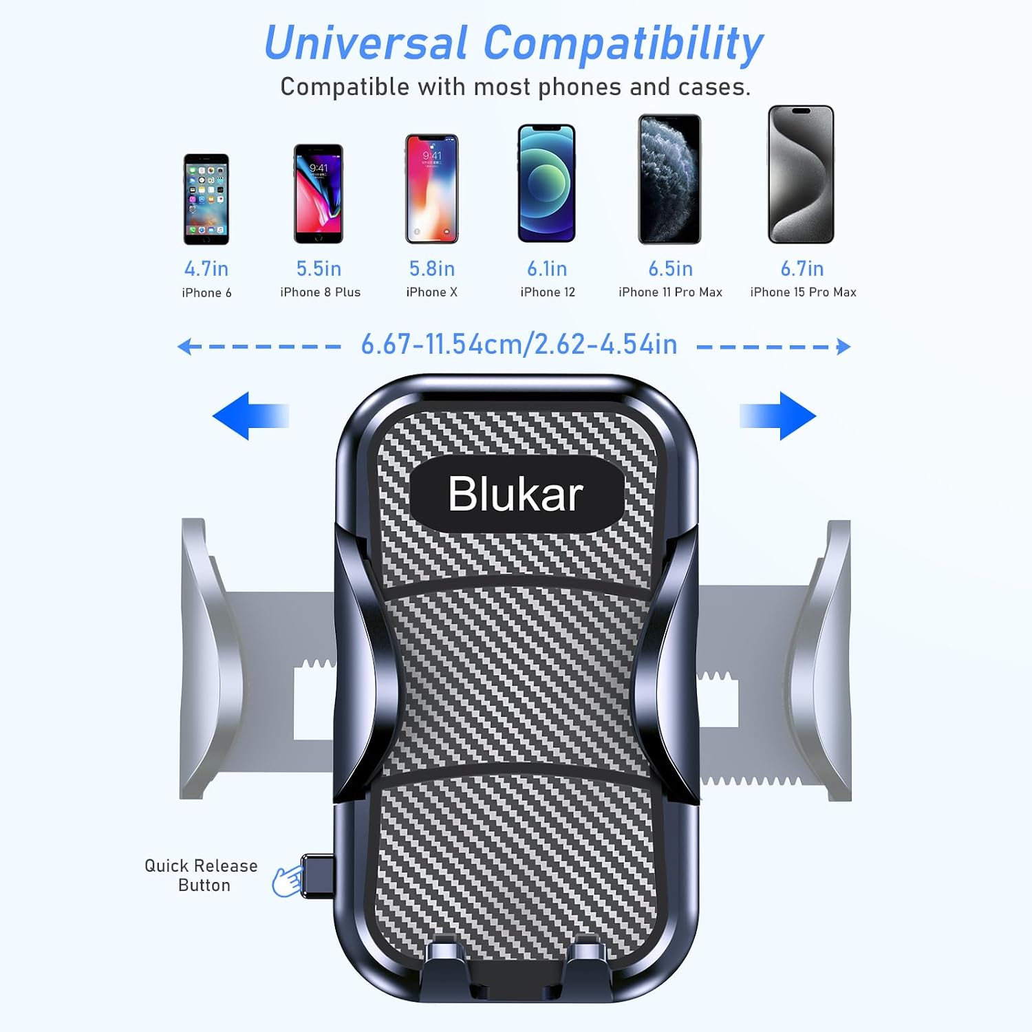 Thumbnail 6 de Blukar Car Phone Holder 360° rotation