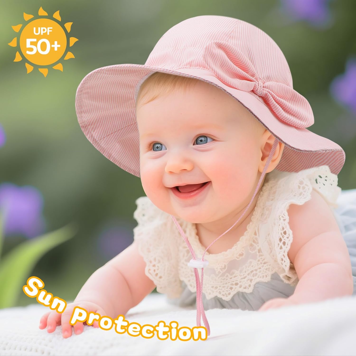 Thumbnail 1 de DRESHOW Baby Sun Hat Toddler Sun Protection Animal Cap with UPF 50+