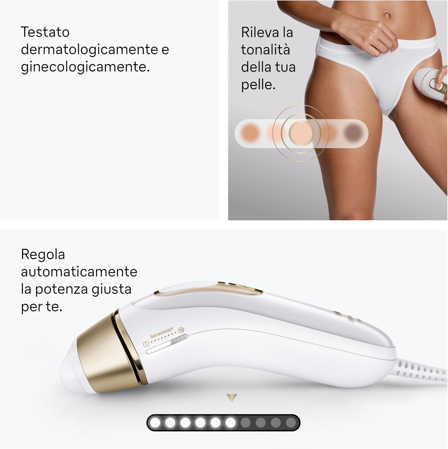 Thumbnail 5 de Braun Silk·expert Pro 5 PL5412: epilatore a luce pulsata smart per riduzione dei peli a casa con 4 testine