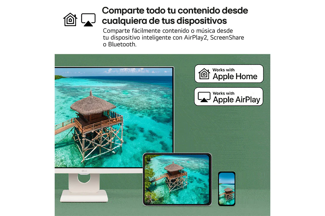 Thumbnail 1 de LG 27U511SAX-W Monitor Smart 27" FHD IPS