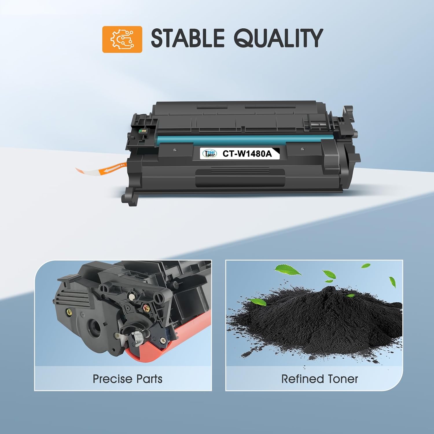 Detalle 1 de Cool Toner 148A Black Toner Cartridge, 2-Pack with Chip, 2,900-Page Yield