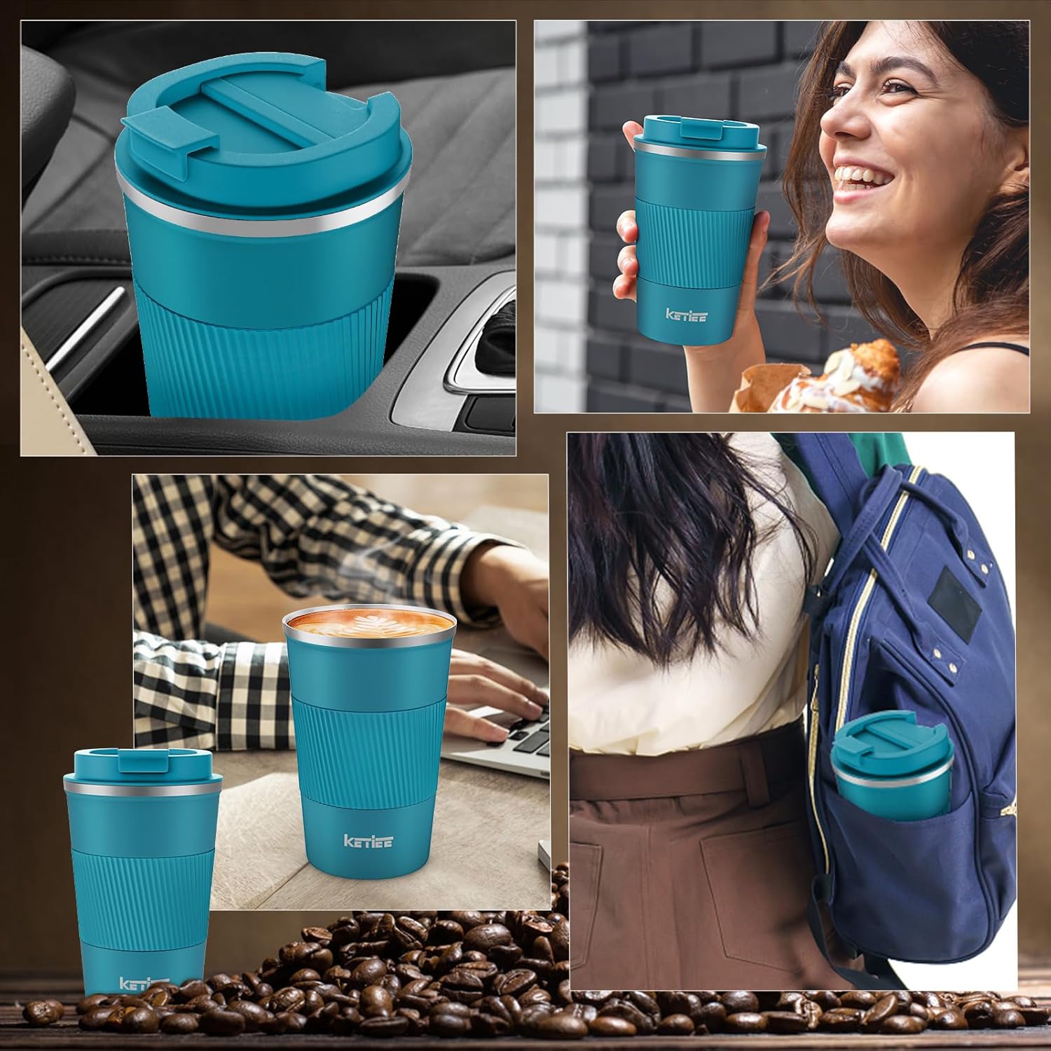 Thumbnail 3 de KETIEE Kaffeebecher 380 ml