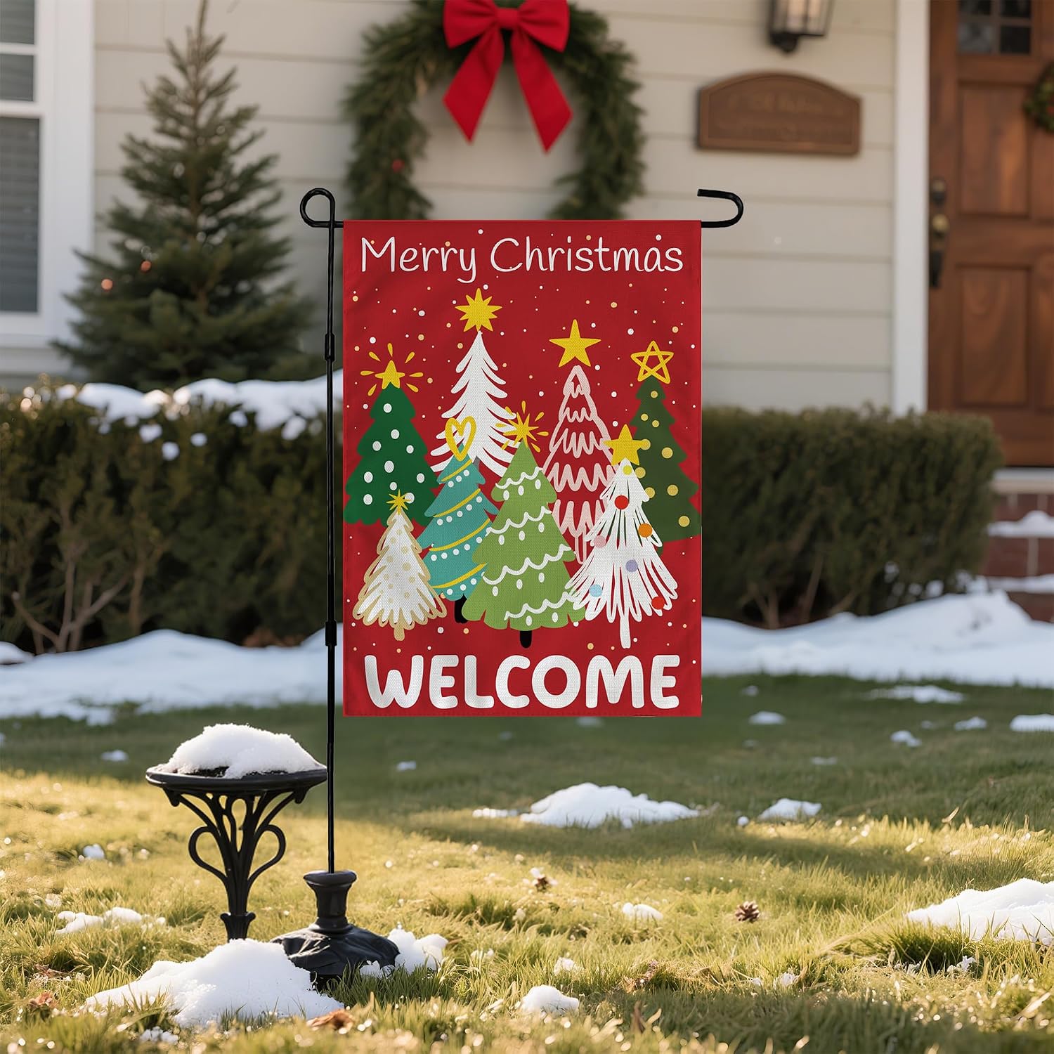 Thumbnail 3 de Christmas Garden Flag 12 x 18 Inches