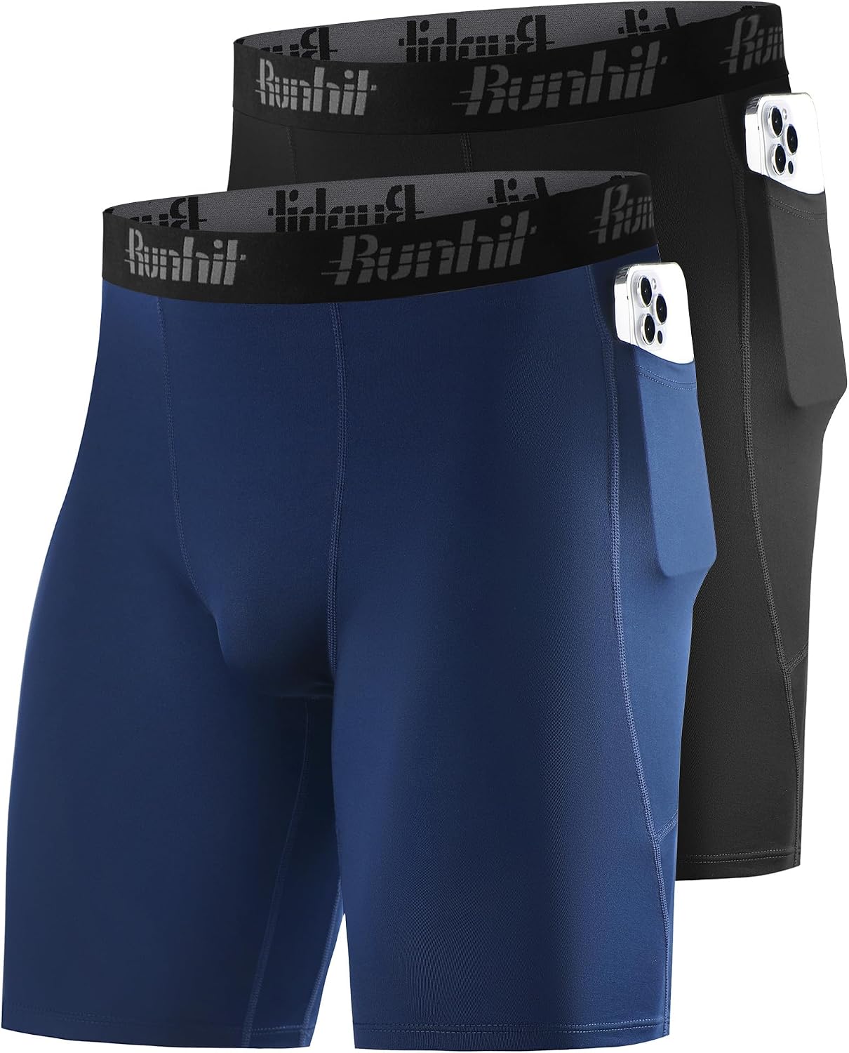 Detalle de Runhit compression shorts, 9-inch