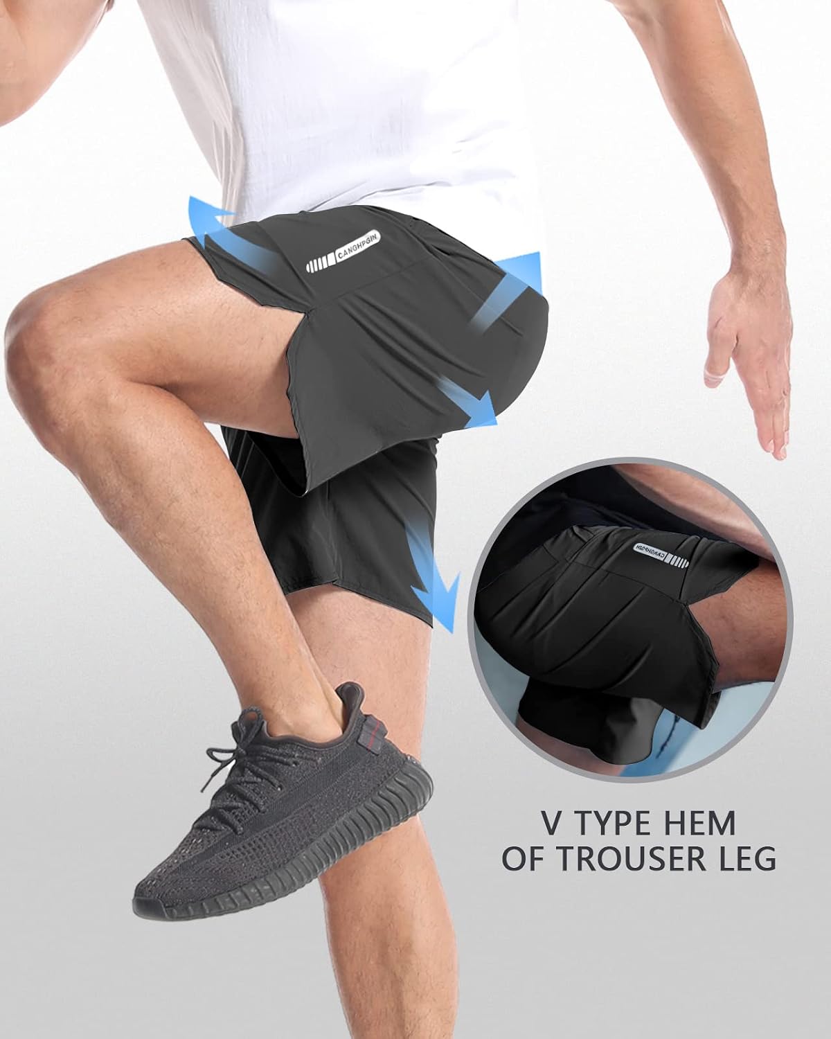 Thumbnail 4 de CANGHPGIN Workout Shorts 7in Inseam
