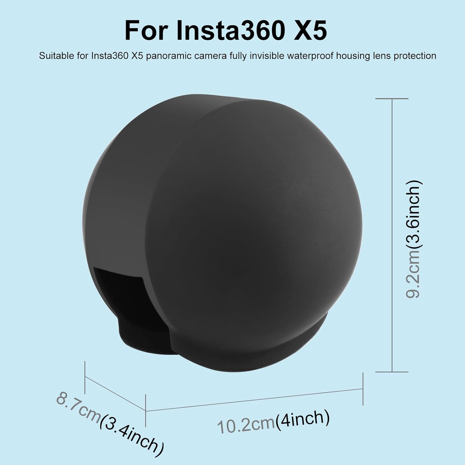 Thumbnail 1 de Silikon-Objektivschutzkappe für Insta360 X5