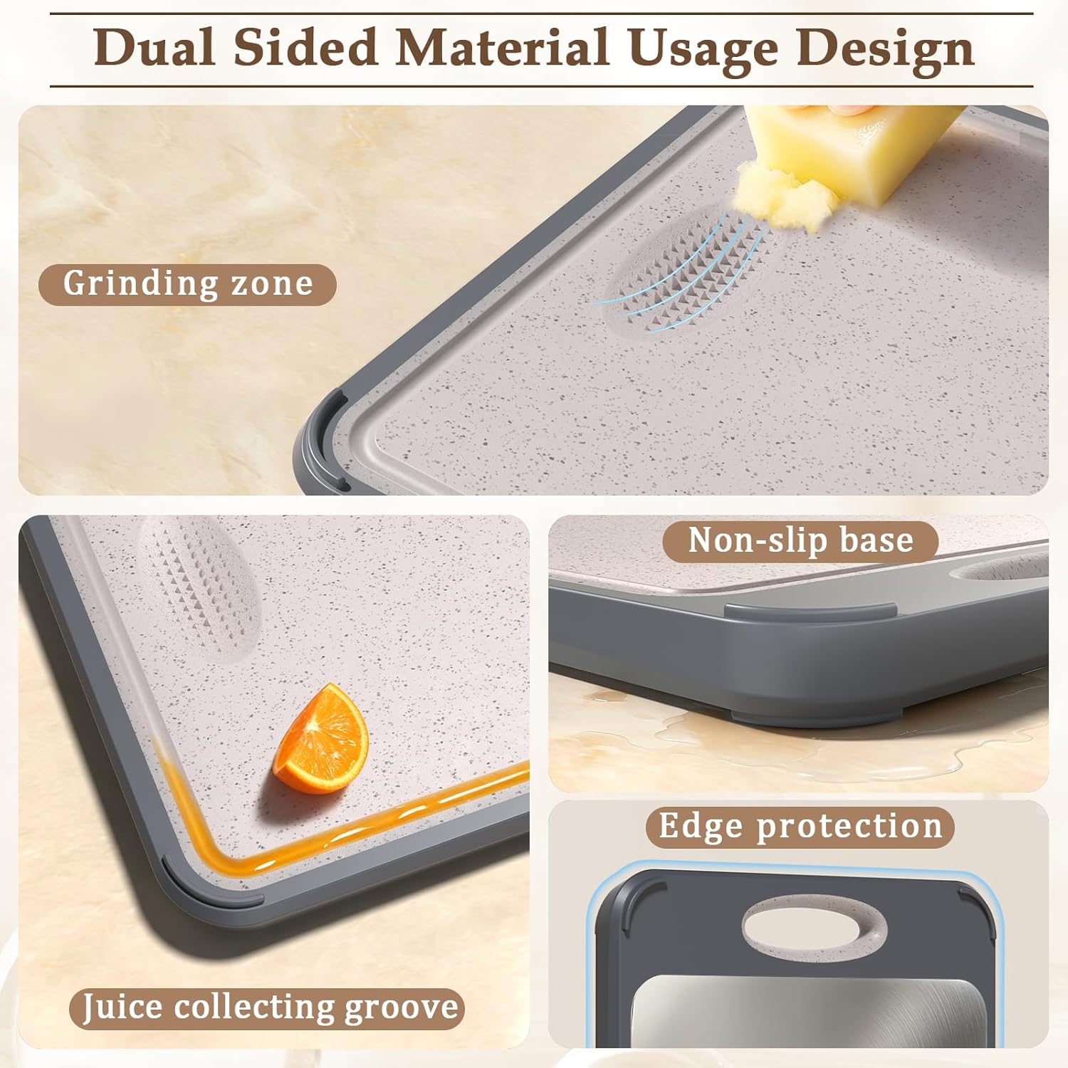 Thumbnail 4 de GUANCI 16”x11” Stainless Steel Cutting Board