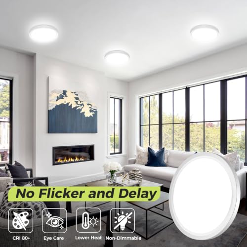 Thumbnail 4 de hepside Bathroom Light 22cm 5CCT 18W – Slim, Waterproof Ceiling Light for Bathroom, Kitchen and More