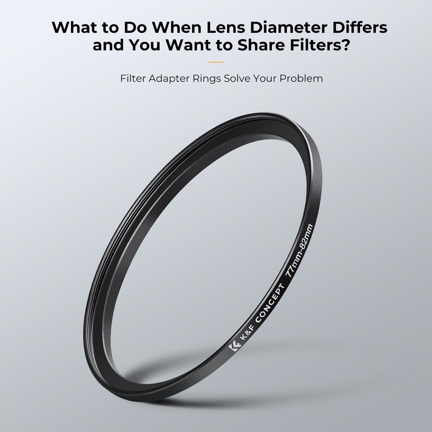 Detalle de K&F CONCEPT 18-teiliges Filteradapter-Set mit Step-Up/Step-Down-Ringen (für Canon, Nikon, Sony, Sigma, Tamron)