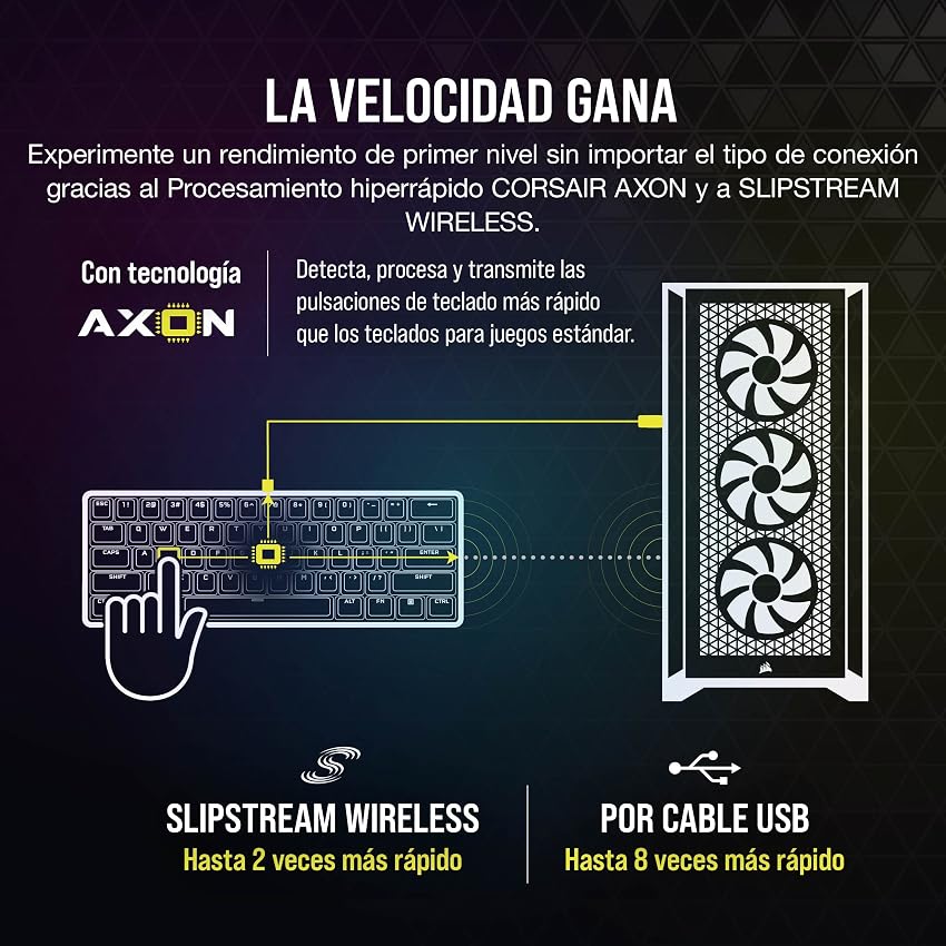 Thumbnail 5 de Corsair K70 PRO MINI WIRELESS RGB - Teclado Mecánico Gaming