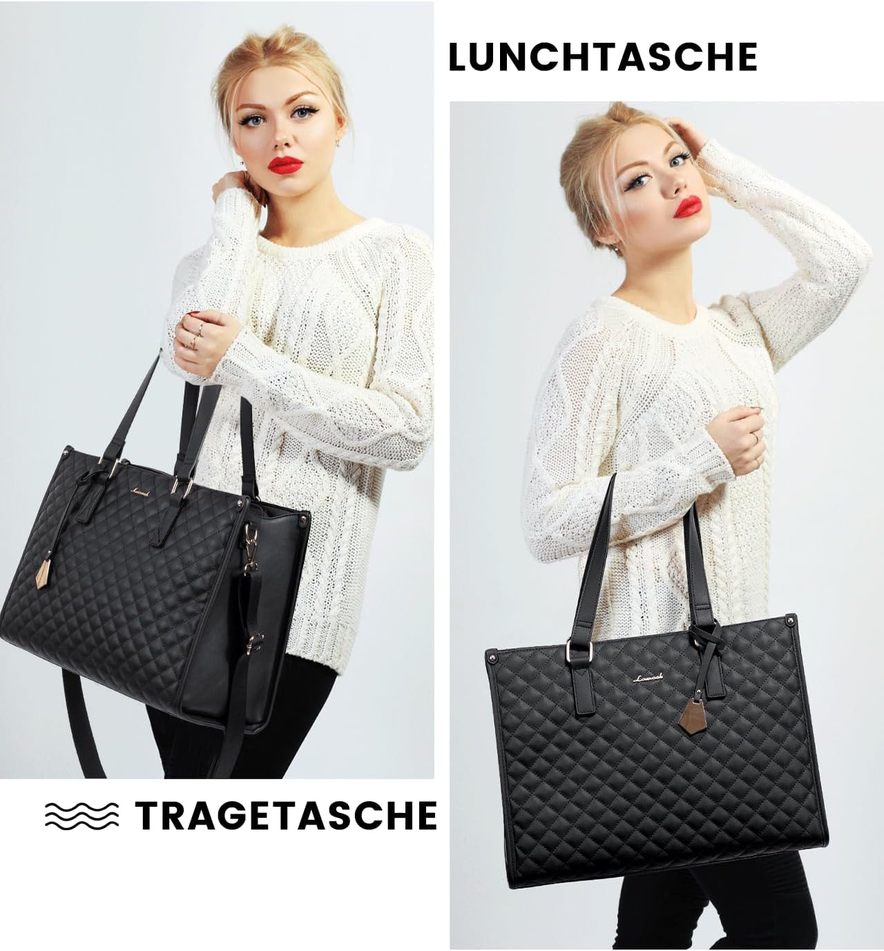 Thumbnail 1 de LOVEVOOK Laptoptasche 15,6 Zoll Lunchfach
