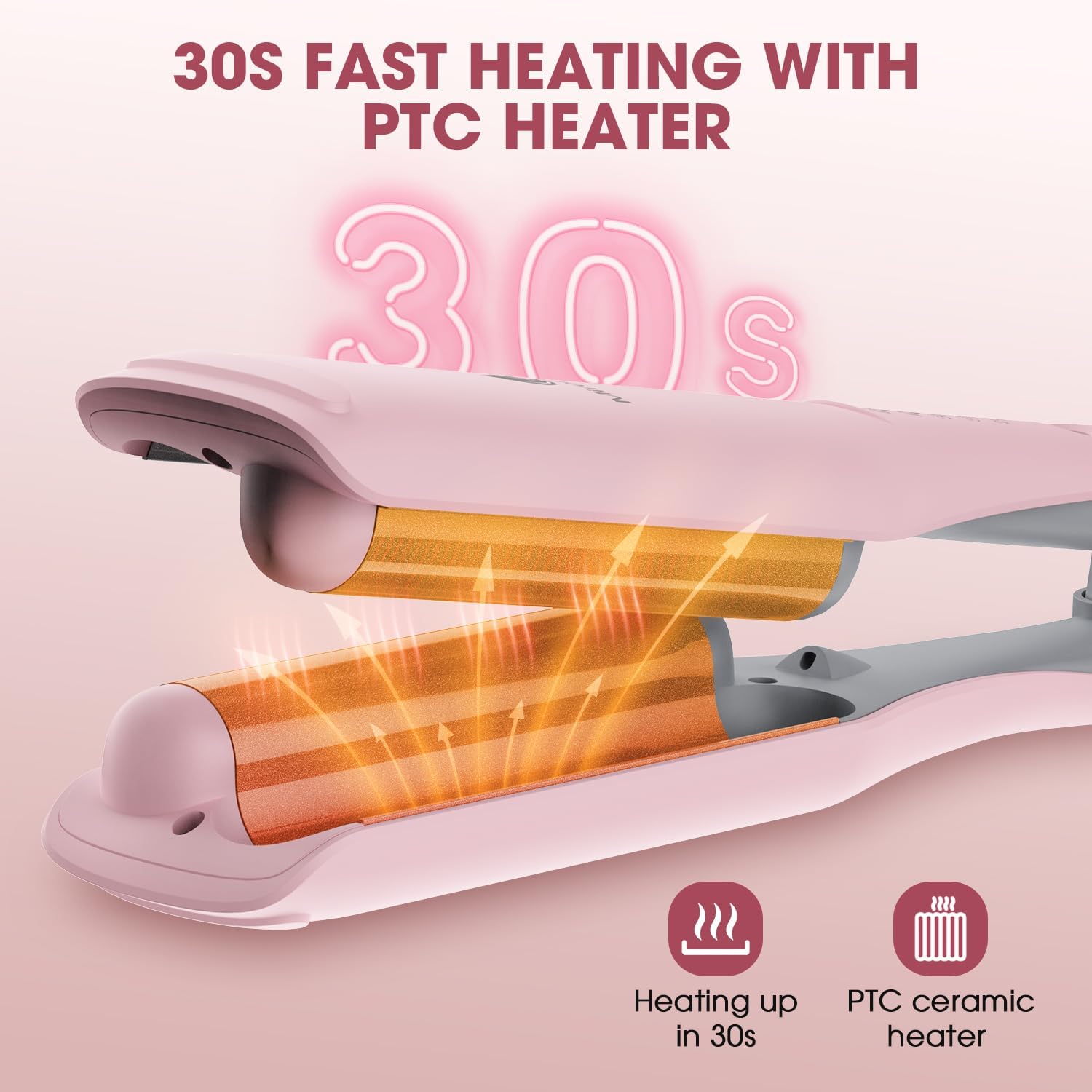 Detalle 2 de MiroPure Waves 1-inch Hair Waver