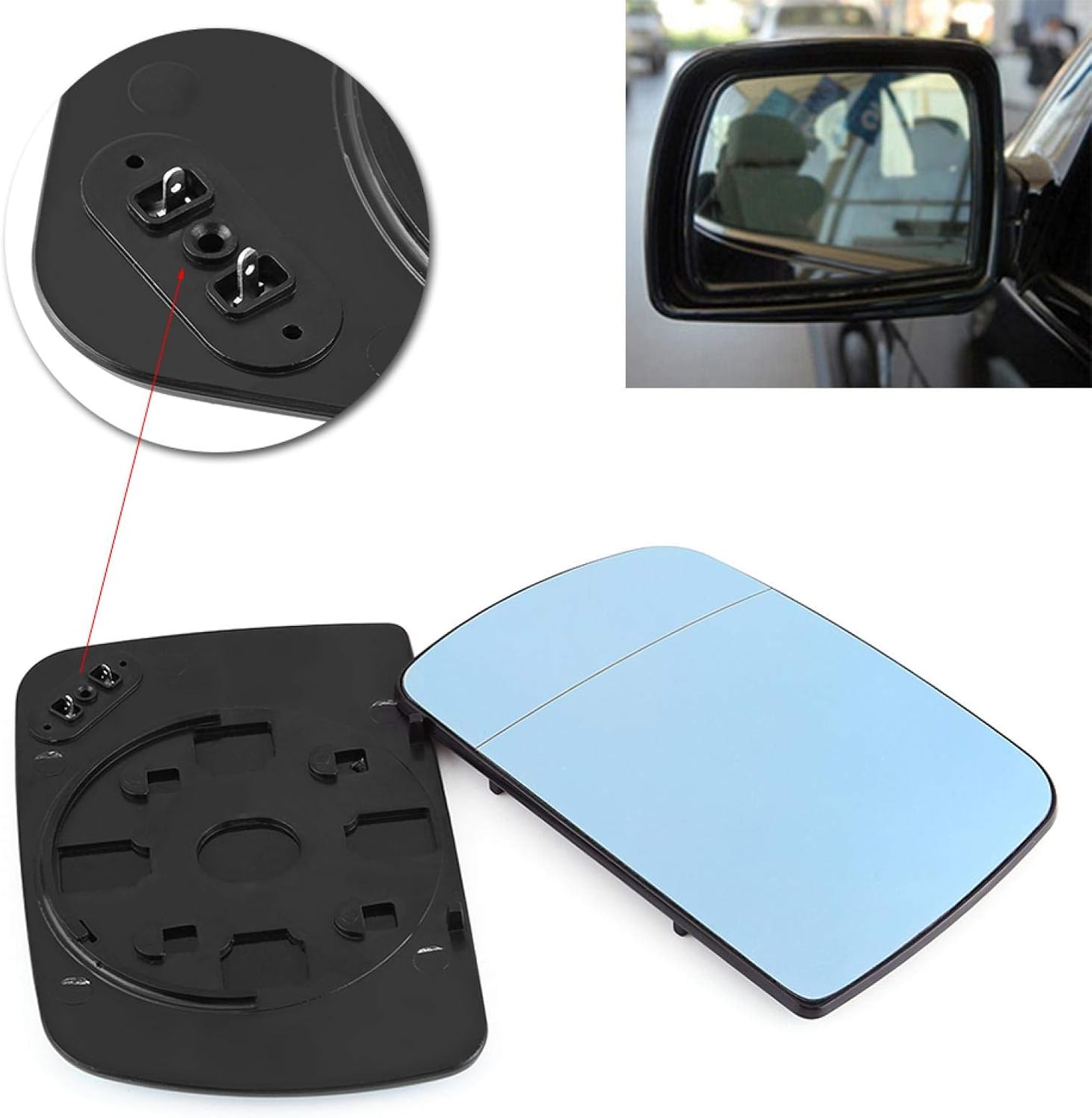 Thumbnail 2 de 2004 X5 Mirrors – Rearview Wing Mirror Glass Replacement for X5 E53 (1998–2006)