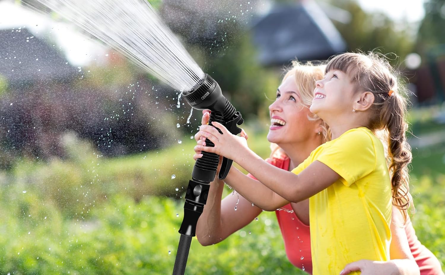 Thumbnail 6 de HOMOZE 100ft Expandable Garden Hose with 7‑function nozzle