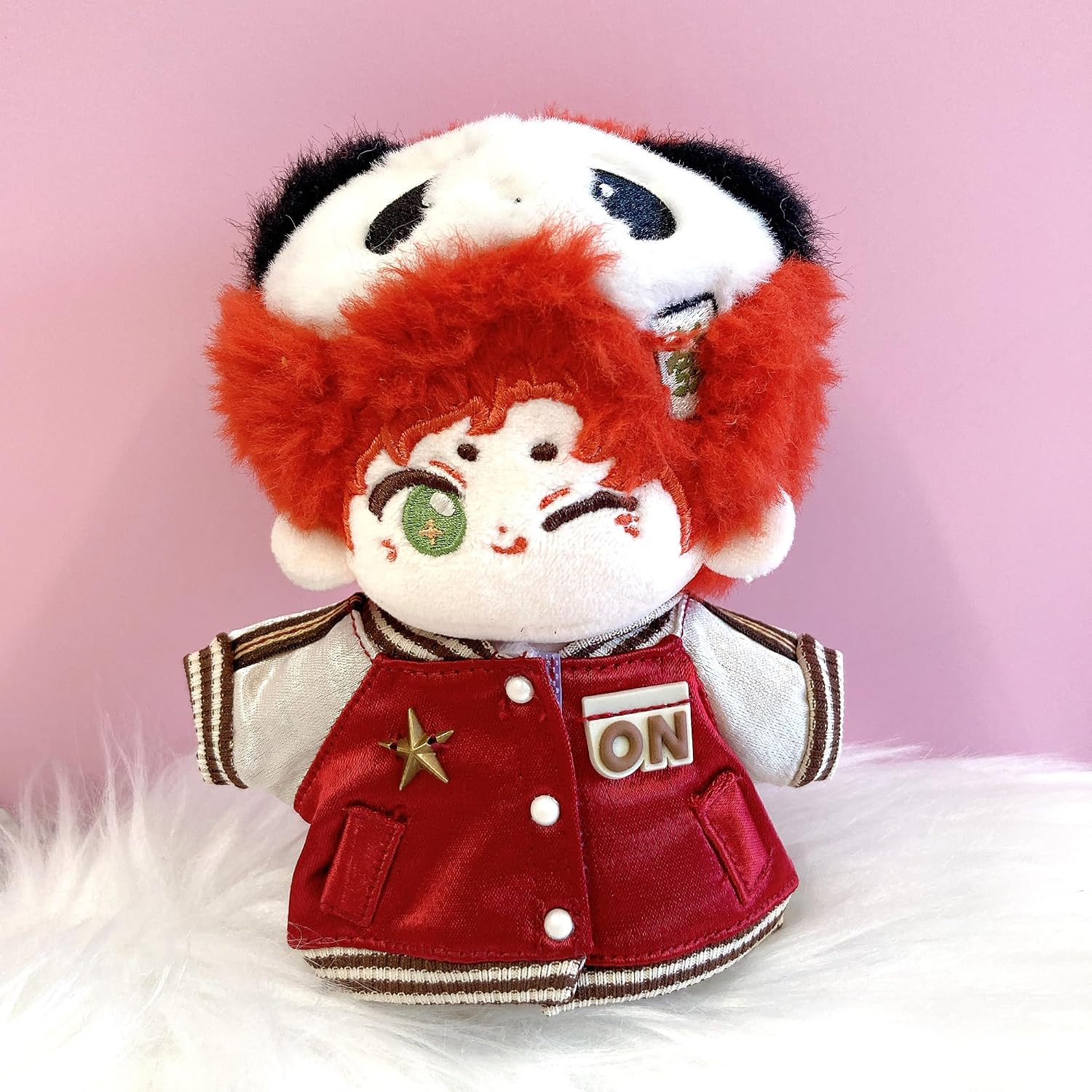 Detalle 1 de ぬいぐるみ用スタジャン 10~15cm用 推しぬい向け着せ替えウェア