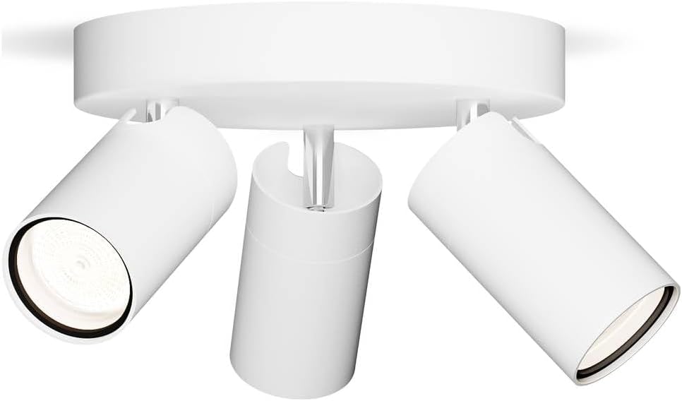 Detalle 2 de Philips Idris - Foco de Baño Redondo 3 Luces 💡 Resistente