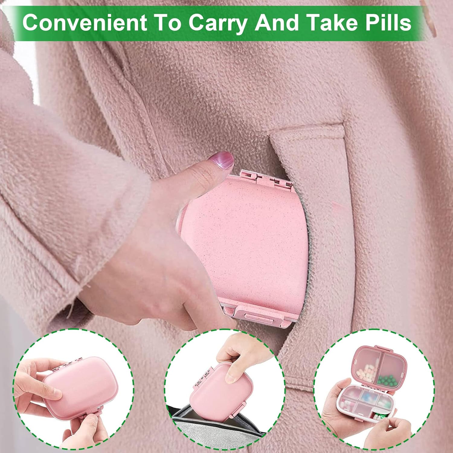 Thumbnail 5 de Pill container with 8 compartments