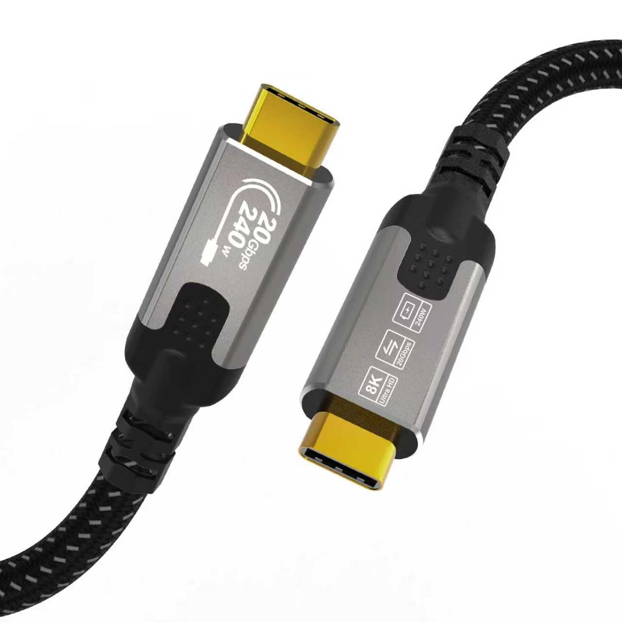 Detalle de CABLAPTOP usb c 0.5m 20Gbps cable