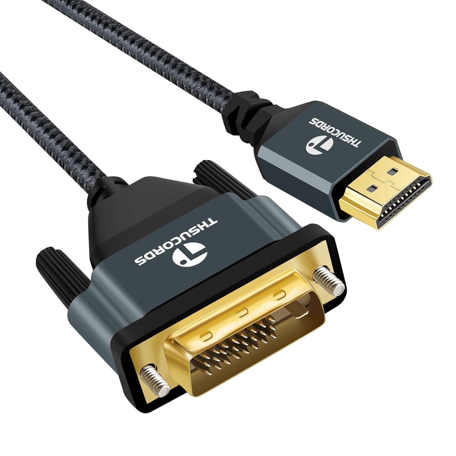 Thumbnail 4 de Thsucords 4K HDMI to DVI Cable 1M 2Pack