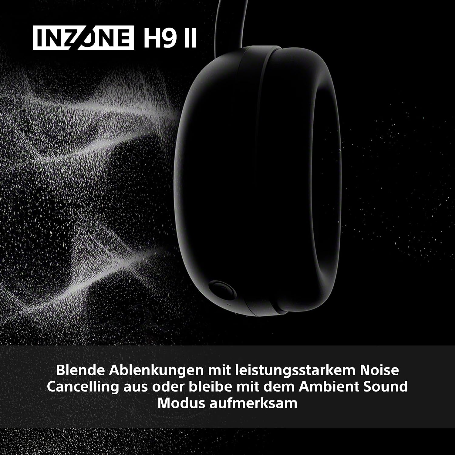 Detalle 2 de Sony INZONE H9 II Kabelloses Noise Cancelling Gaming Headset – Präziser Klang, flexibel verbunden