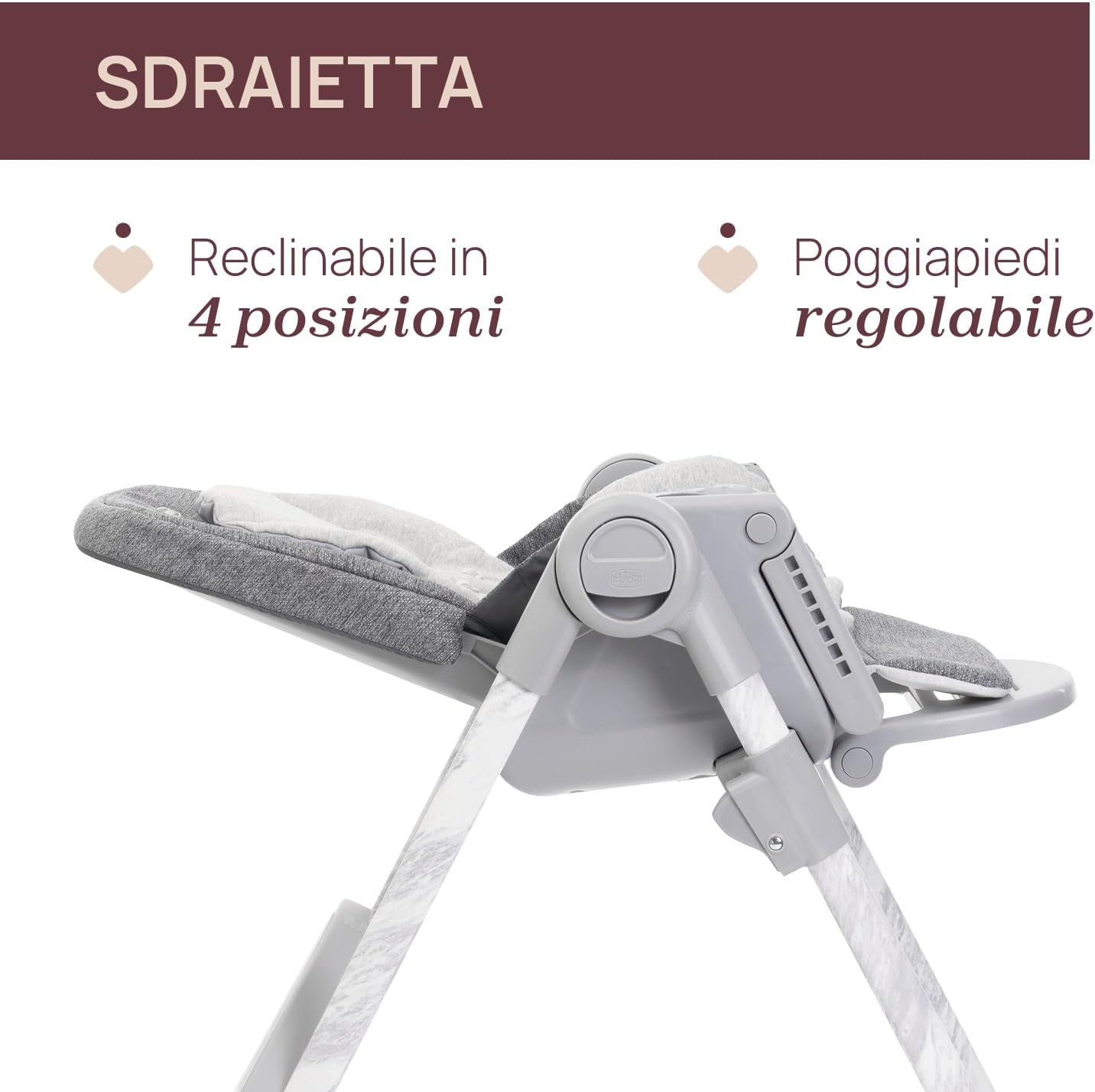 Thumbnail 4 de Chicco Polly Armonia Seggiolone Evolutivo: comfort e versatilità dalla nascita a 40 kg