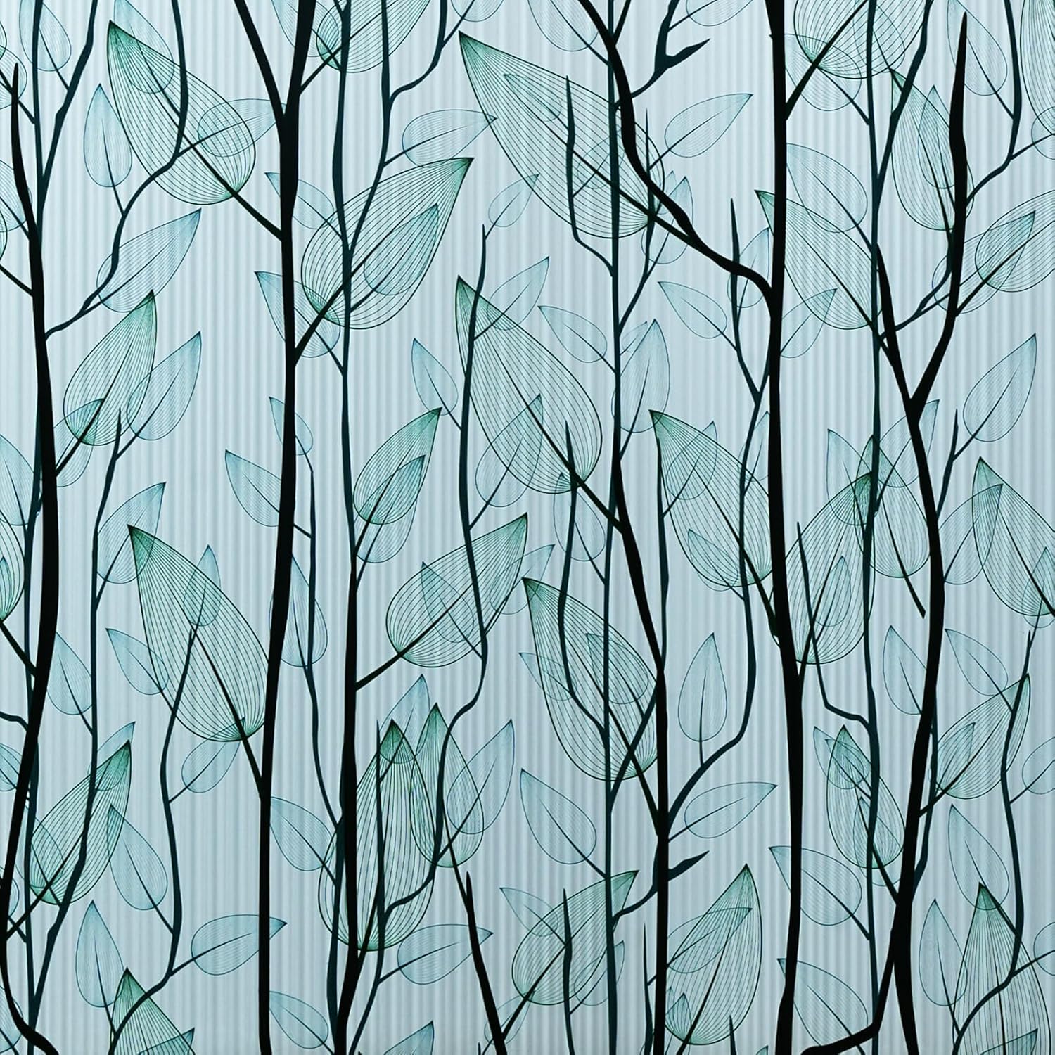 dktie Blickdichte Fensterfolie mit Riffelung – Sichtschutz- & UV-Schutzfolie für glatte Glasflächen (44,5 x 200 cm)