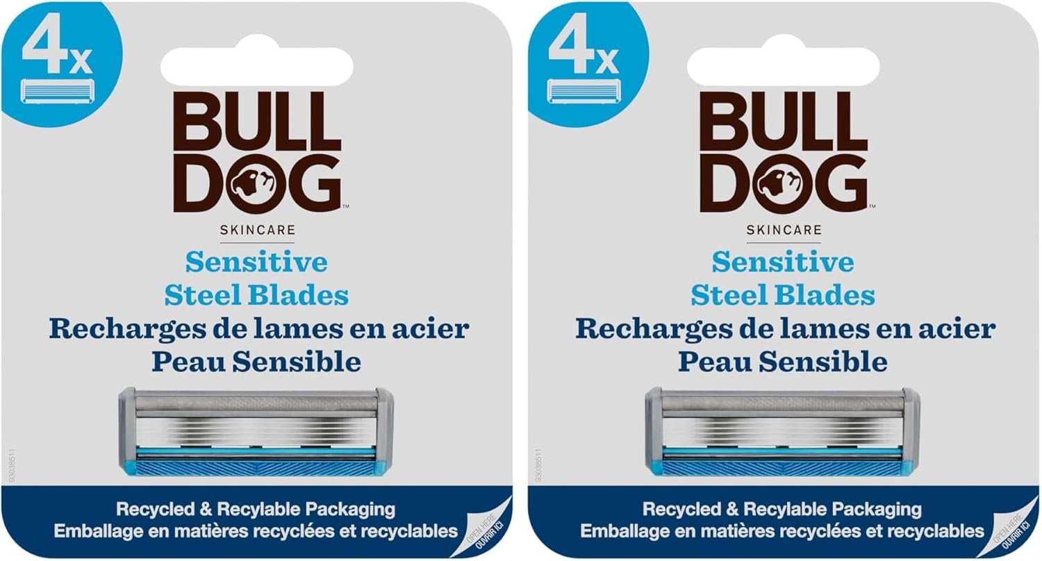 Detalle 2 de Recharges de lames Bulldog pour peau sensible, 5 lames, lot de 4 ⚙
