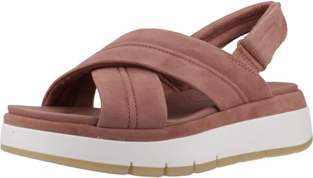 Thumbnail 6 de Clarks Tuscan Cross Sandale femme en cuir crème