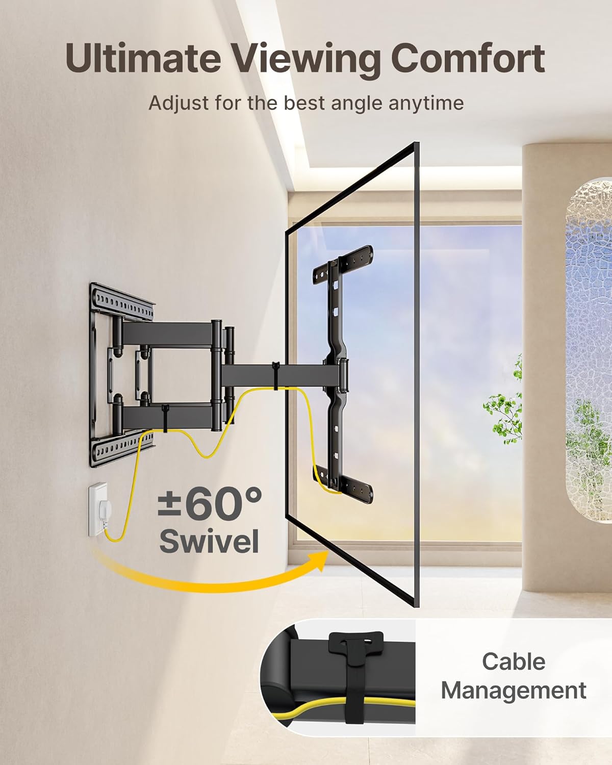Thumbnail 5 de monTEK 1.1" Ultra Slim TV Wall Mount 37–75 in
