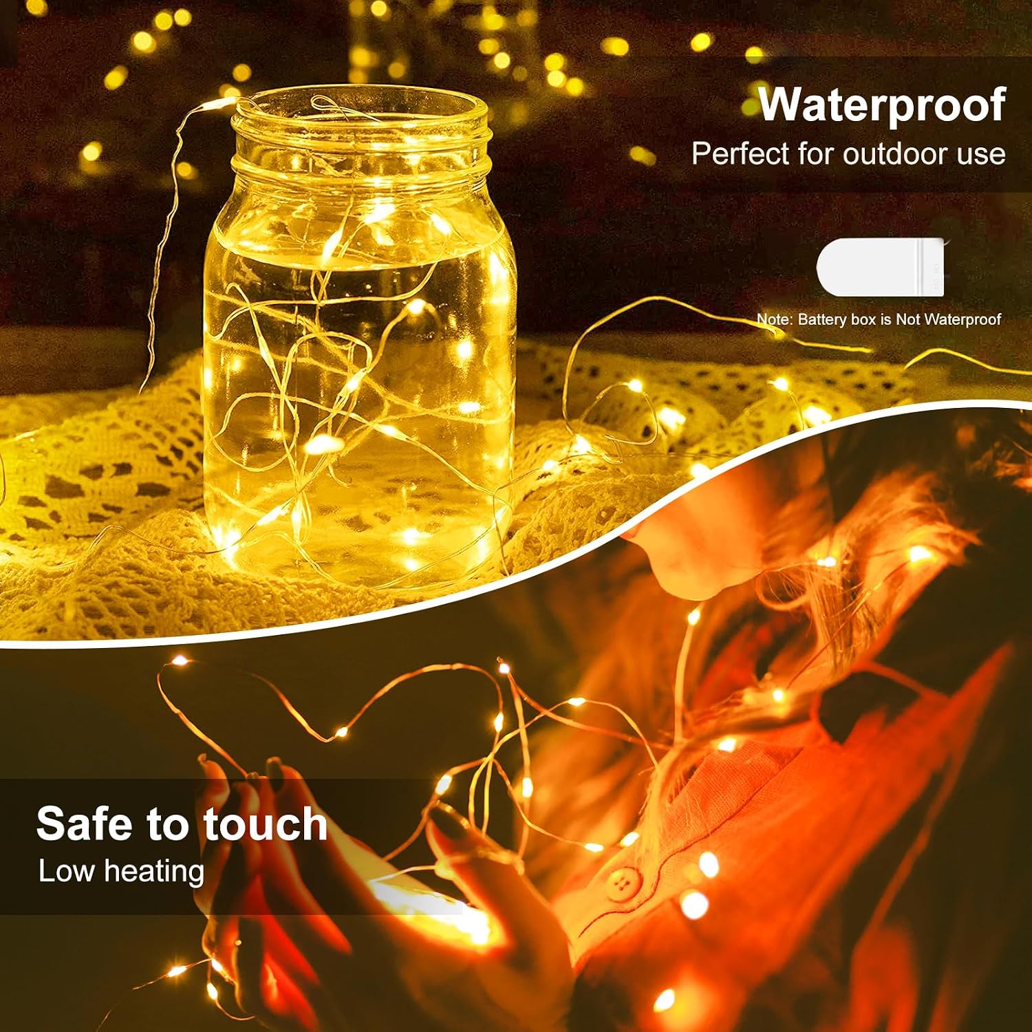 Detalle de kolpop bc3b9f79-aaba-4e96-8062-c2f3b9150b30 Mini Fairy Lights, 7 ft, 20 LEDs