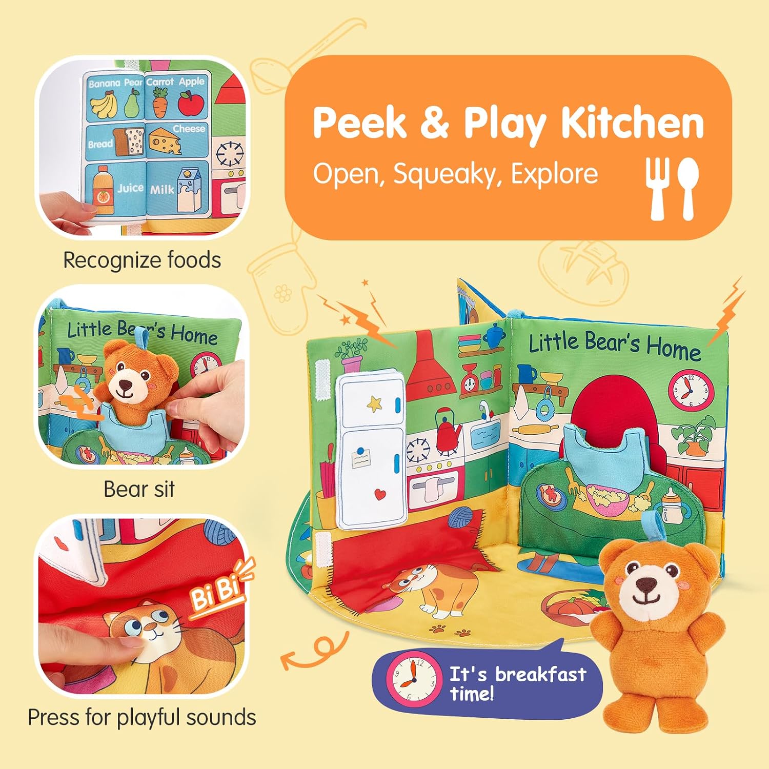 Thumbnail 3 de hahaland 3D Sensory Cloth Book for Babies 0–12 Months