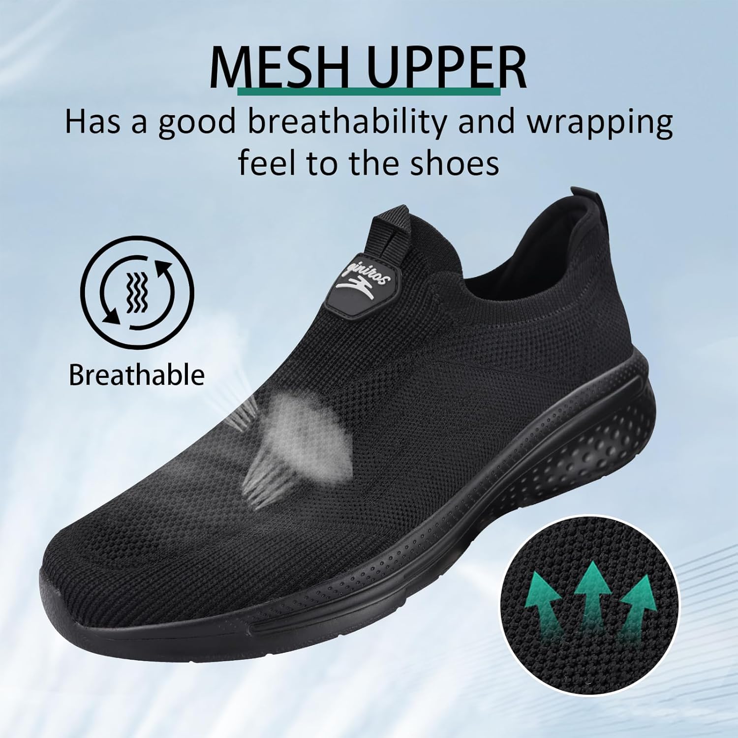 Thumbnail 3 de Giniros Mens Slip On Trainers breathable sneakers
