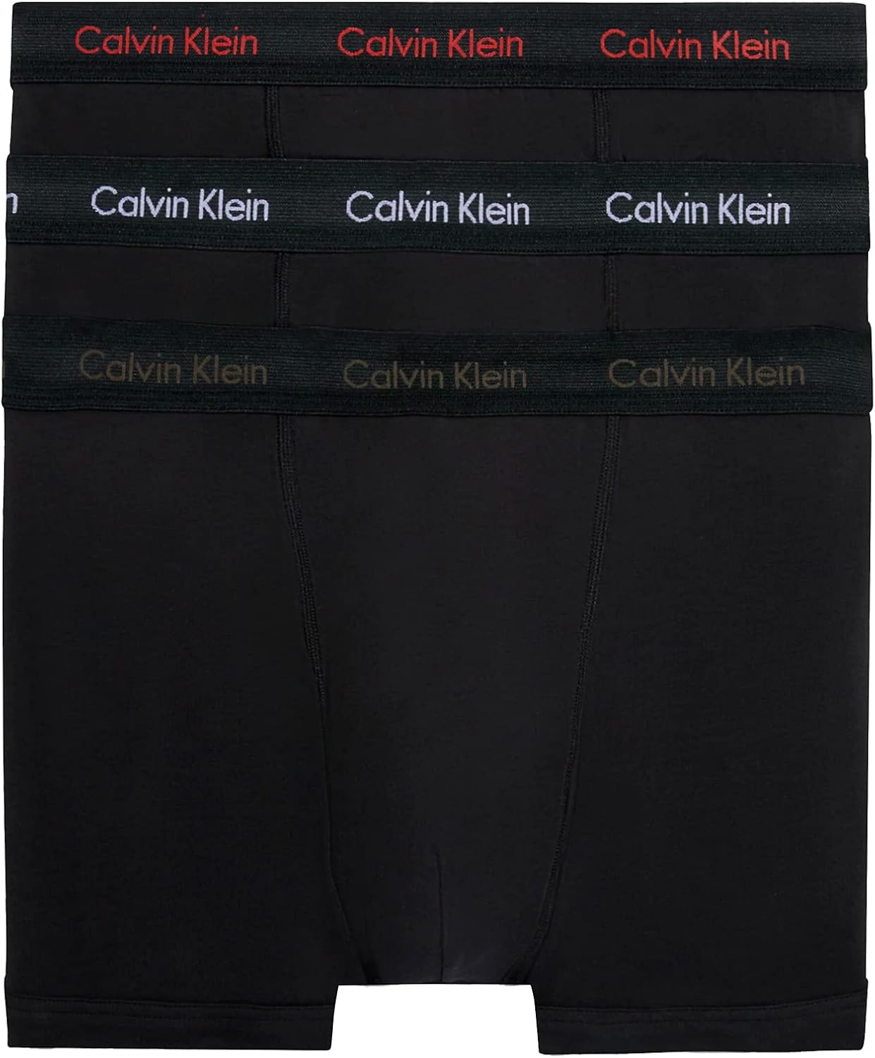 Thumbnail 6 de Calvin Klein Herren Boxershorts 3er Pack Trunks Unterwäsche