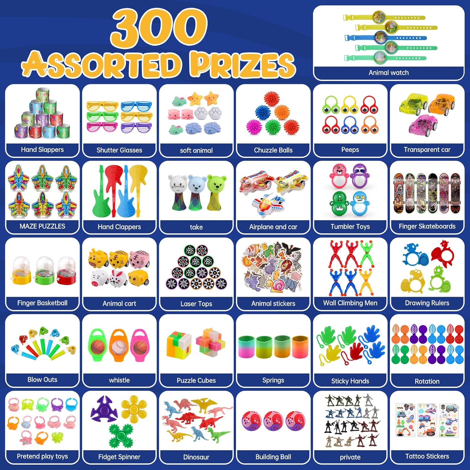 Thumbnail 5 de nicknack Party Bag Fillers for Kids 300pcs – 31 Types of Small Toys Bulk